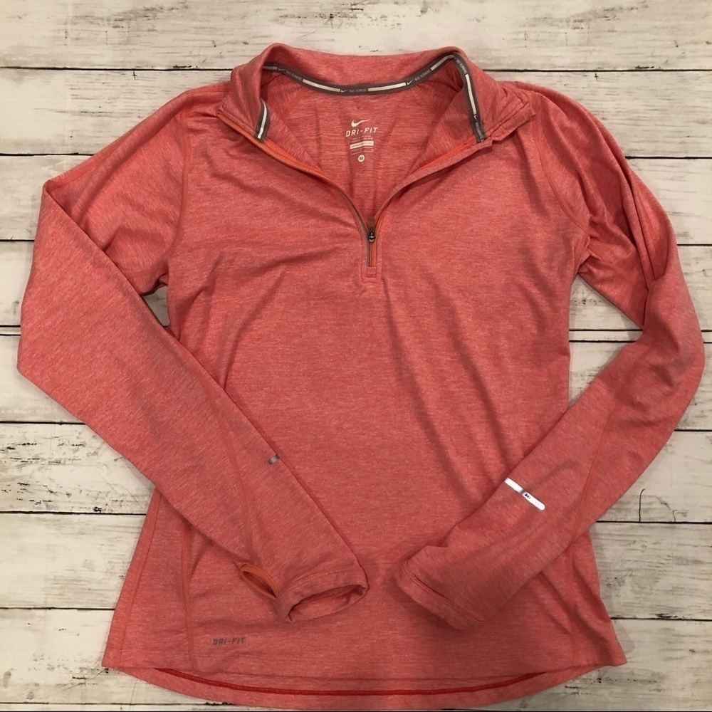 Nike Pro Dri-Fit Pink heather running jacket